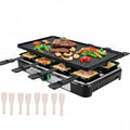 Raclette & Gril Électrique 1400W Polyvalent