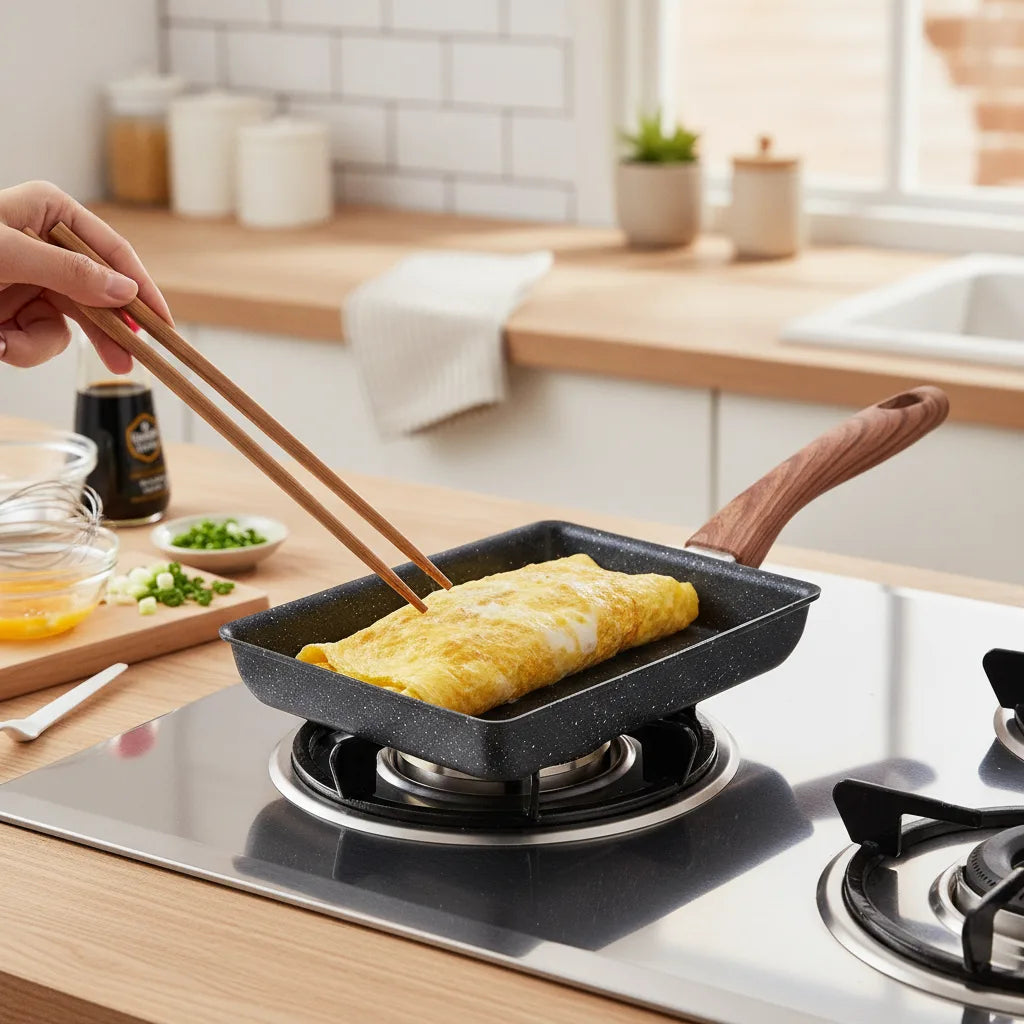 Poêle Tamagoyaki Antiadhésive Rectangulaire