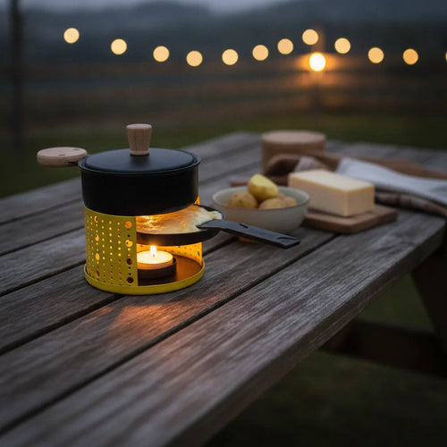 Chaudière à Fromage Cylindrique Coupe-Vent