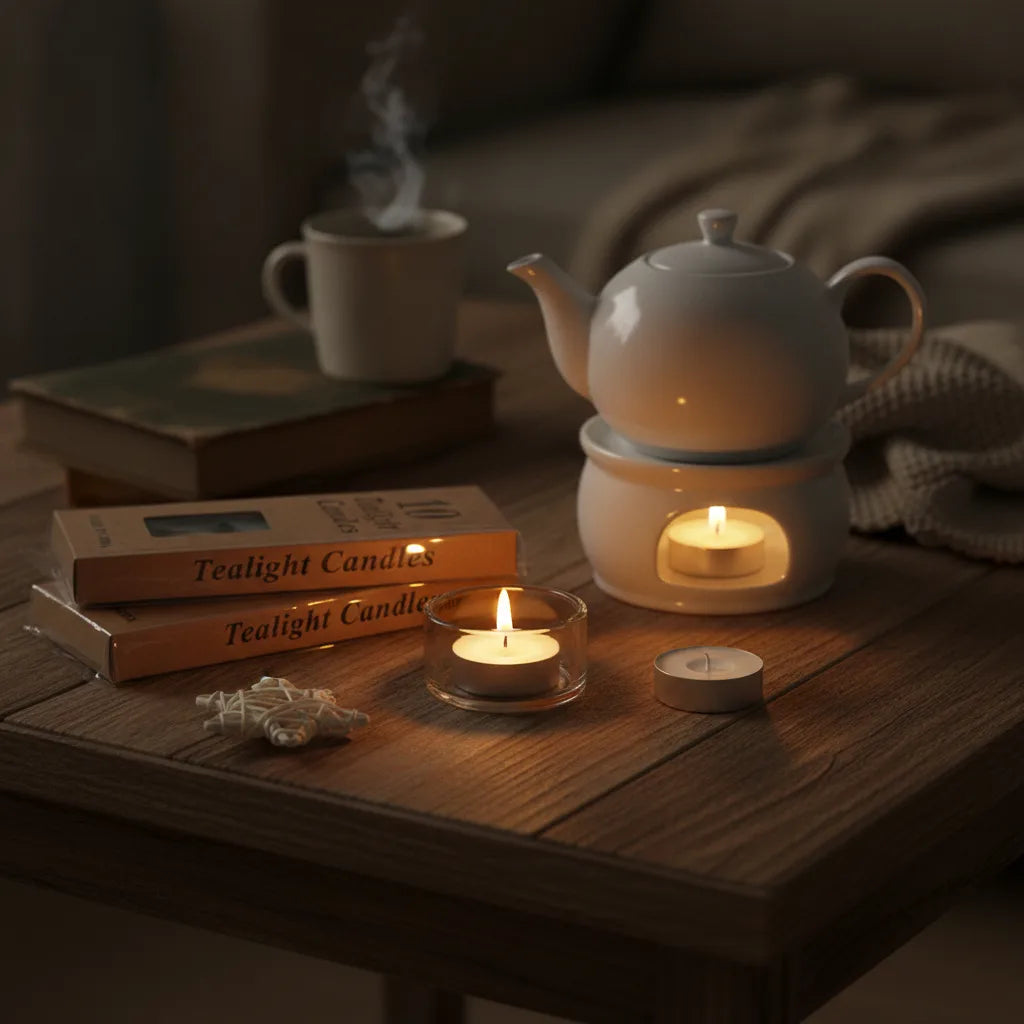 Bougies Rondes Aluminium : Ambiance & Chaleur