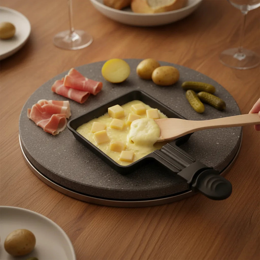 Poêle à Raclette Polyvalente Antiadhésive
