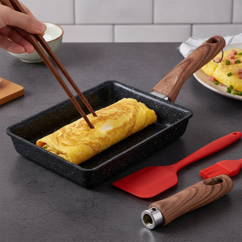 Poêle Tamagoyaki Antiadhésive Rectangulaire